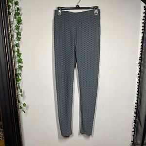Gray Scrunch Workout Leggings